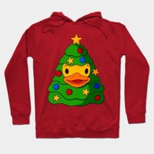 Christmas Tree Rubber Duck Hoodie